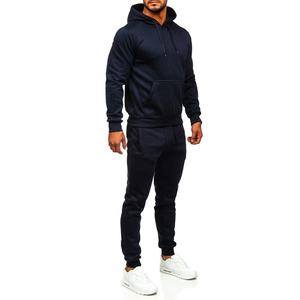 Ensemble de survêtement unisexe 2 pièces avec sweat à capuche zippé et pantalon de survêtement imprimé, confortable, pour l'hiver, collection 2026, vente en gros OEM - Product Image 3