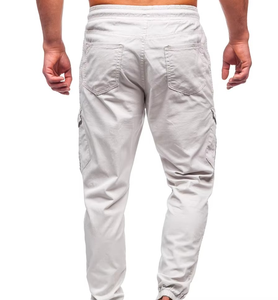 Pantalones Cargo Unisex, Estilo Urbano, Pantalones Deportivos Utilitarios, Cintura Elástica, Múltiples Bolsillos, Logotipo Personalizado OEM, Proveedor Mayorista de Fábrica - Product Image 5