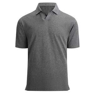 Design personnalisé Logo de la plage Polos à manches courtes de haute qualité pour hommes T-shirt surdimensionné en tissu de coton tricoté Polos pour hommes - Product Image 4