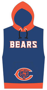 Plus Size <b>Men's</b> Breathable <b>Sleeveless</b> <b>Hoodie</b> Causal Wear Sublimated - Product Image 2