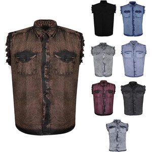 เสื้อนักขี่จักรยานสำหรับผู้ชายเสื้อแขนกุดตัดสำหรับนักขี่มอเตอร์ไซด์ - Product Image 4