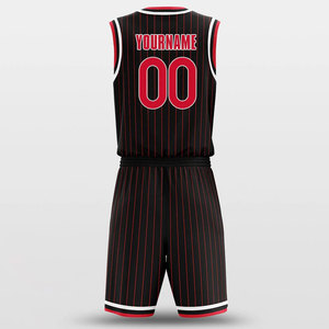 OEM ชุดบาสเก็ตบอลชุดเครื่องแบบเสื้อกีฬาระบายอากาศสำหรับผู้ชายพร้อมการออกแบบสีระเหิดสำหรับฝึกซ้อม - Product Image 4