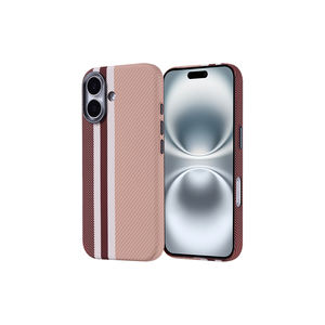 ATA Nekst Luxury pour MagSafe Coque en fibre de carbone pour iPhone 13 Pro Max Édition Or -16 Givré Spécial Silicone pour Téléphone Portable - Product Image 1