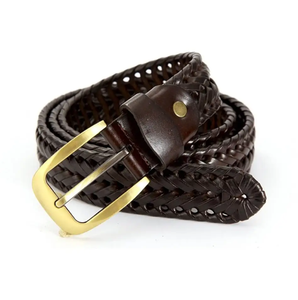 Cinturón de cuero de moda de alta calidad para hombre 100% cinturón de cintura de cuero genuino cinturón de moda - Product Image 2