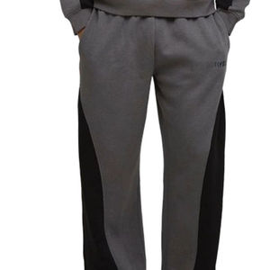 Conjunto de chándal de bloque de color de dos tonos para hombre Jersey premium y pantalones de Jogger para ropa informal cómoda - Product Image 5