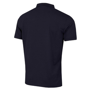 เสื้อโปโลปักลายสำหรับผู้ชายเสื้อโปโลทรงพอดีตัวผ้าโพลีเอสเตอร์น้ำหนักเบาระบายอากาศได้ดีป้องกันริ้วรอยแขนสั้นลำลอง - Product Image 2