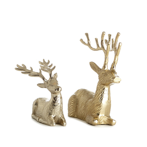 Gran oferta, adornos decorativos de Reno de calidad de Metal, escultura, suministro directo de fábrica, decoración de lujo para el hogar, decoración de mesa de oficina - Product Image 6
