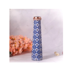 Copper Water Bottle <b>Drinking</b> Office Ayurveda Herbal Copper Water Bottle Eco-Friendly Copper Bottles <b>Sports</b> Ayurveda - Product Image 4