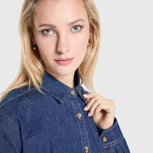 Chemise en jean pour femme Lujan, polos promotionnels, articles promotionnels - Product Image 2