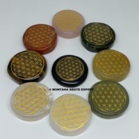 Oymalı Yeşil Yeşim Kristal Yuvarlak Feng Shui Tarzı Maskot Cep Taşı 2.5CM Premium Kalite Koleksiyonluk MUNTAHA AKİK