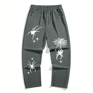 Kivotech กางเกงสเวตเตอร์สำหรับผู้ชายกางเกงผ้าฝ้ายธรรมดาทรงหลวมระบายอากาศได้ดีผลิตตามสั่ง - Product Image 1