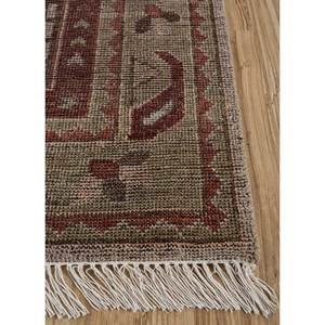 Alfombra de Lana Anudada a Mano Jaipur Rugs ZA Thyme Gold con Patrón de Medallón para Pasillo, Alfombra para Decoración de Sala de Estar Rgs-1282 - Product Image 4