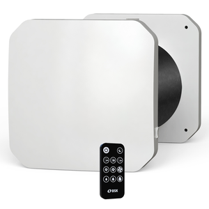Ventilateur de récupération de chaleur moderne et flexible BSK Zephyr Mini WiFi, contrôlé par application IR, certifié CE, 30 m³/h, pour atelier, salon - Product Image 1