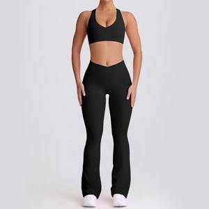 Ropa Deportiva de Fitness, Yoga, Gimnasio, Talla Grande, Conjunto de 2 Piezas Reversible, Ecológico, de Secado Rápido para Mujer, Alta Calidad - Product Image 3