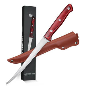 Timur Enterprises Couteau à poitrine en acier inoxydable forgé à la main professionnel Full Tang Design ergonomique Manche en bois écologique - Product Image 1