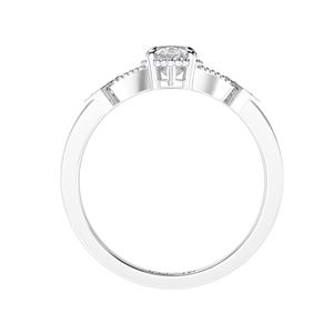 Anillo de compromiso de corte Marquesa de 1.50CT, anillo de oro blanco Vintage para mujer, anillo de diamante único, boda, promesa nupcial, regalo de aniversario - Product Image 6