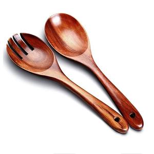 Artículo en Oferta, Accesorios de Cocina, Juego de Servidores de Ensalada de Acacia, Ecológico, Apto para Lavavajillas, Utensilios para Ensalada, Hecho en India - Product Image 4