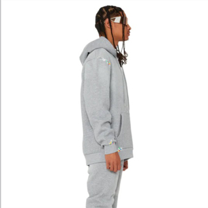 OEM personalizado 100% algodón Streetwear deportes de dos piezas chándal clásico para los hombres al por mayor personalizado deportes Jogging Wear para hombres traje - Product Image 3