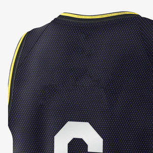 Dernier design de maillot de basket-ball, polyester respirant, noir et rouge, maillot personnalisé, uniforme de basket-ball pour hommes - Product Image 6