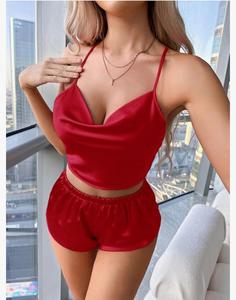 ชุดนอนเซ็กซี่ เสื้อและกางเกงขาสั้น ชุดนอนแบบเบบี้ดอลล์ สำหรับฮันนีมูน ชุดชั้นในสำหรับสาวๆ และผู้หญิง - Product Image 3