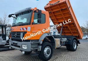Camion benne diesel d'occasion Mercedes-Benz Axor 1833 4x4 2008, camion léger avec caméra arrière, Euro 4, 11-20T, conduite à gauche, 251-350 ch - Product Image 5