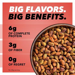 พิสตาชิโอคุณภาพเยี่ยมแบบไม่มีเปลือก รสพริกคั่ว ขนาด 0.75 ออนซ์ (แพ็ค 14 ถุง) - Product Image 5