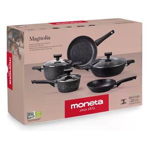 Juego de Utensilios de Cocina MAGNOLIA de 8 Piezas, Antiadherente, de Aluminio, Color Negro Piedra A01A176508 - Product Image 2