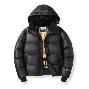 Vêtements d'extérieur d'automne et d'hiver Parkas Hommes Veste matelassée décontractée à capuche ample Épaisse Coupe-vent Chaude Polyvalente Rembourrage de haute qualité à l'avant - Product Image 1