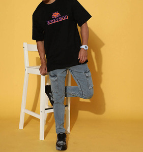 Camisetas transpirables de secado rápido para hombre, 100% algodón, estampado de transferencia de calor, tela de lona de manga corta hecha en Pakistán, venta al por mayor - Product Image 3