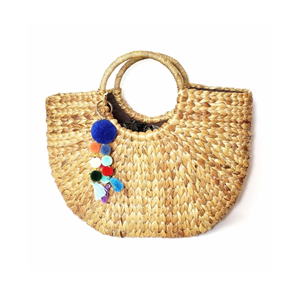 Bolso de Mano Bonito, Bolso de Jacinto de Agua Natural de Vietnam - Product Image 1