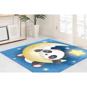 Alfombra de Panda Adorable, Alfombras con Diseño de Luna, Alfombras de Panda, Alfombras Infantiles, Alfombra de Regalo, Alfombra Suave No Tejida - Product Image 3