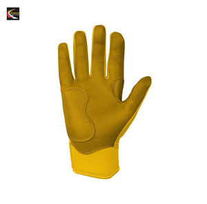 Gants de frappe de baseball à manchette courte personnalisés avec logo, en cuir véritable, professionnels, vente en gros, pour jeunes et adultes - Product Image 4