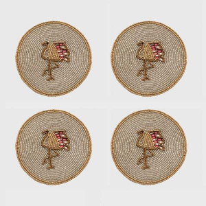 Posavasos de Cuentas Suaves con Bordado a Mano, Posavasos Redondos de Cuentas de Alta Calidad de glowin fashion - Product Image 2