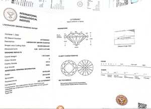 เพชรเดี่ยวที่ปลูกในห้องปฏิบัติการ - Product Image 3