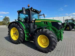 Tracteur agricole d'occasion Johnn Deerr 6R155 avec moteur diesel 80HP Tracteur à roues motrices 4WD pour l'agriculture Tracteur agricole - Product Image 4