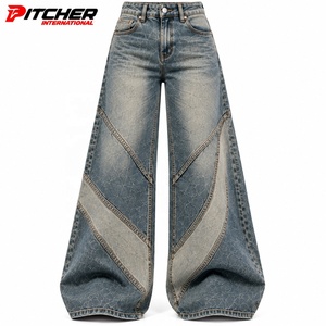 Jeans de Mezclilla Personalizados para Mujer, Jeans Cigarette, Mezclilla Índigo para Marcas de Moda, Suministro al por Mayor de Marca Privada - Product Image 4