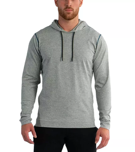 Sudadera con capucha de diseño de alta calidad para hombre, con logo personalizado, de algodón suave, con prensa de calor e impresión - Product Image 1