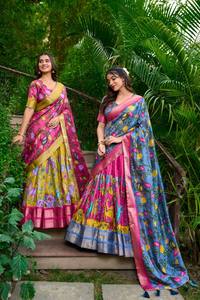 Tenue de soirée Loonnbook Navratri Lehengas Choli Collection Prix de gros Haute qualité Lehengas Choli Bon marché - Product Image 4