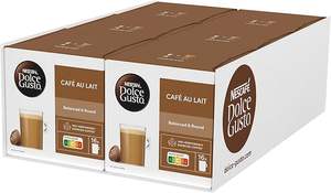 Dolce Gusto Café au Lait Arabica 96 Capsules de café Mousse de lait crémeuse Boîte de 6 paquets (6x16 capsules) - Product Image 6
