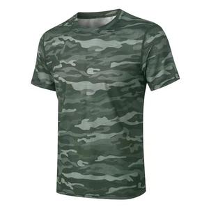 Camiseta Deportiva de Compresión de Poliéster Sublimado de Alta Calidad para Hombre, Personalizada al por Mayor, para Gimnasio, Correr, Secado Rápido, Protección contra Rozaduras - Product Image 3