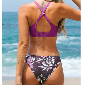 Vente chaude Nouveaux maillots de bain imprimés pour les femmes Bikini Ensemble Culotte et soutien-gorge sans couture Soutien-gorge pour les femmes - Product Image 5