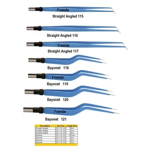 Pinzas bipolares europeas Juego de bayoneta e irrigación Punta reutilizable de 1mm con cable 5PC Certificado por CE - Product Image 6