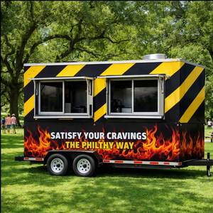 Remorque mobile pour bar à fruits de mer et huîtres avec grand espace de stockage réfrigéré pour les marchés fermiers du week-end et les événements côtiers - Product Image 4