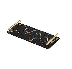 Solid Marble Food Serving <b>Tray</b> Superior Quality Rectangular Shape <b>Decorative</b> <b>Tray</b> for Wholesale Supplier From India. - Product Image 2