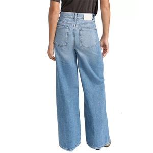 2025 nouveauté femmes droite en détresse jean pantalon respirant Street Wear Denim conception la plus populaire - Product Image 5