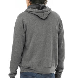 Bella + Canvas B3719-Sweat à capuche unisexe en polaire poly-coton Couleur unie BELLA + CANVAS UNISEXE SPONGE FLEECE HIVER HOODIE - Product Image 3