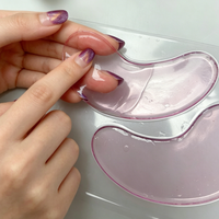 Patchs hydrogel pour les yeux au collagène cristallin, doux et non irritants, personnalisables OEM/ODM, marque privée
