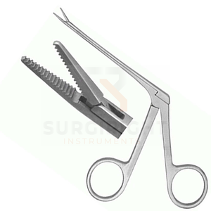 Pinzas de cocodrilo manuales de la mejor calidad, mandíbula dentada, acero inoxidable, oreja, Nasal, ENT, instrumentos quirúrgicos, uso hospitalario SurgiRight - Product Image 3