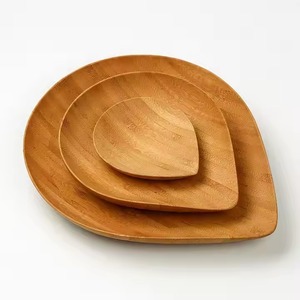 Cuenco de servicio ecológico hecho a mano de bambú mínimo para fiesta Buffet Catering cocina Hotel restaurante comedor ensalada fruta aperitivo - Product Image 3