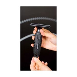 Ưu Tú chải chuốt deshedder cho chó mèo nhựa tóc mỏng công cụ loại bỏ lớp lông dư thừa cho trung bình dài lông chó mịn - Product Image 4